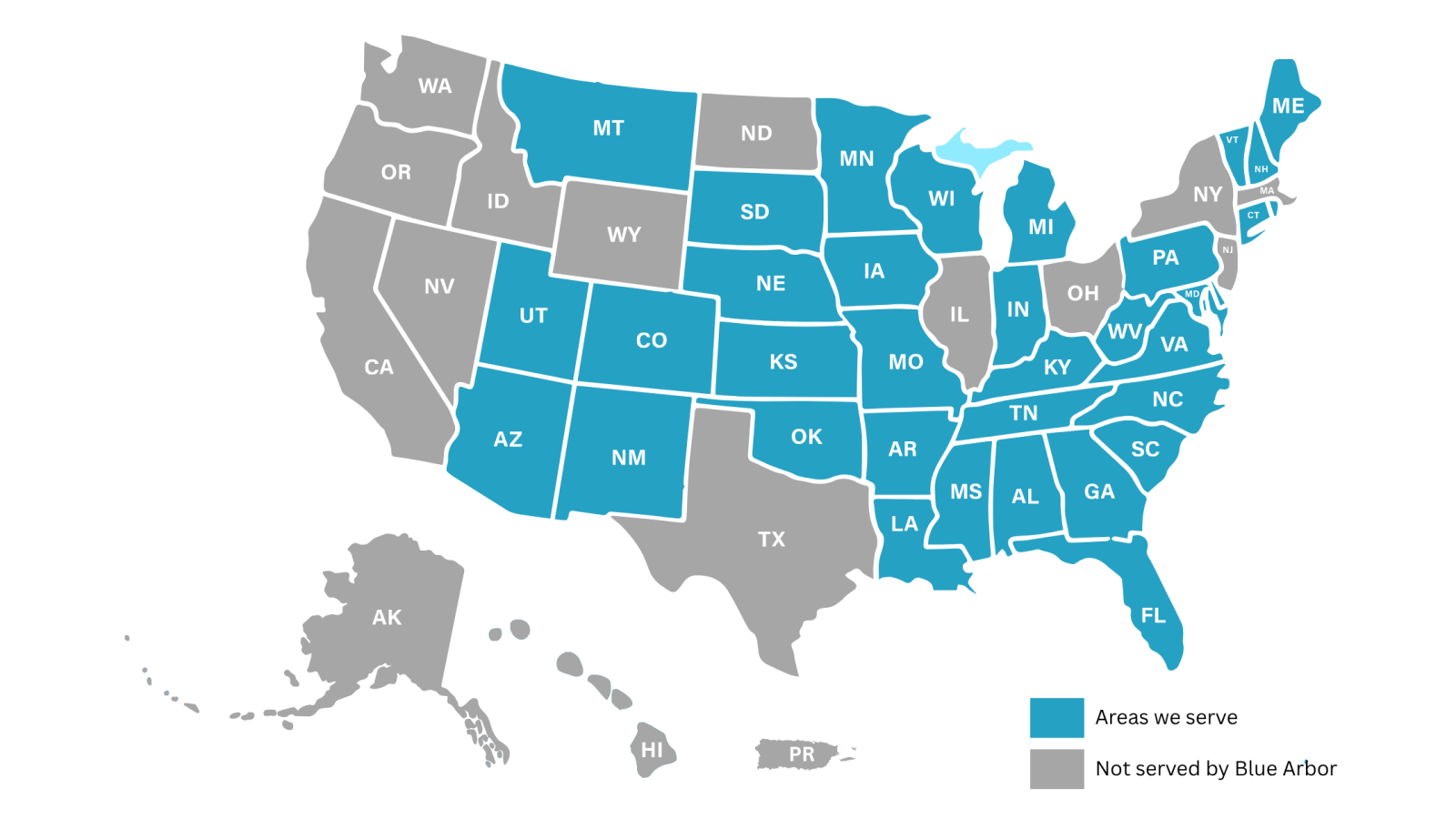 Blue Arbor Service Area